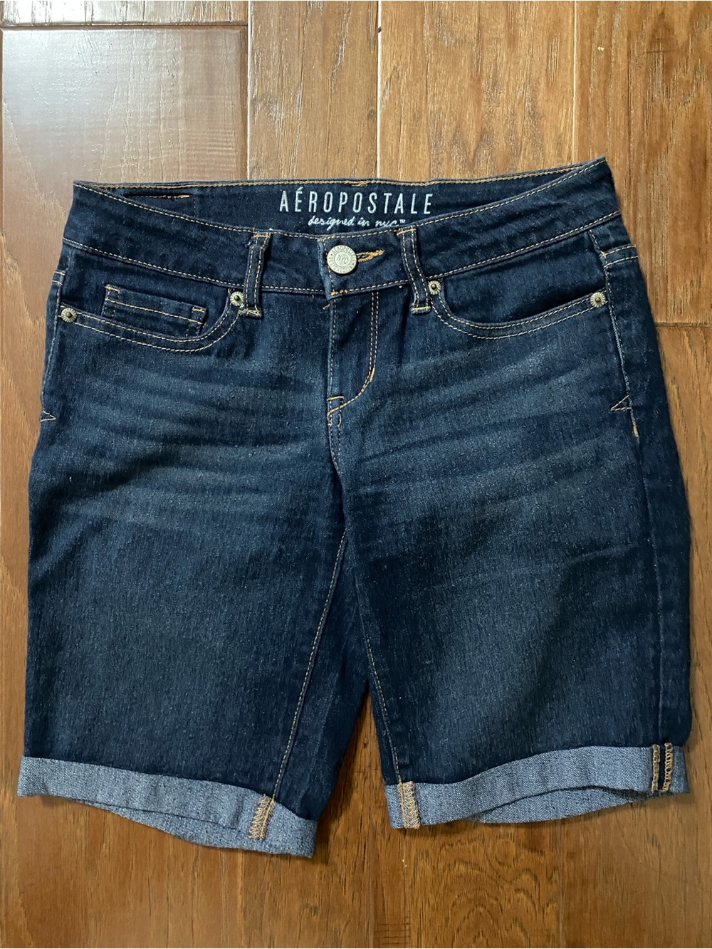 Aeropostale blue denim shorts size 000 #denimshorts #summer